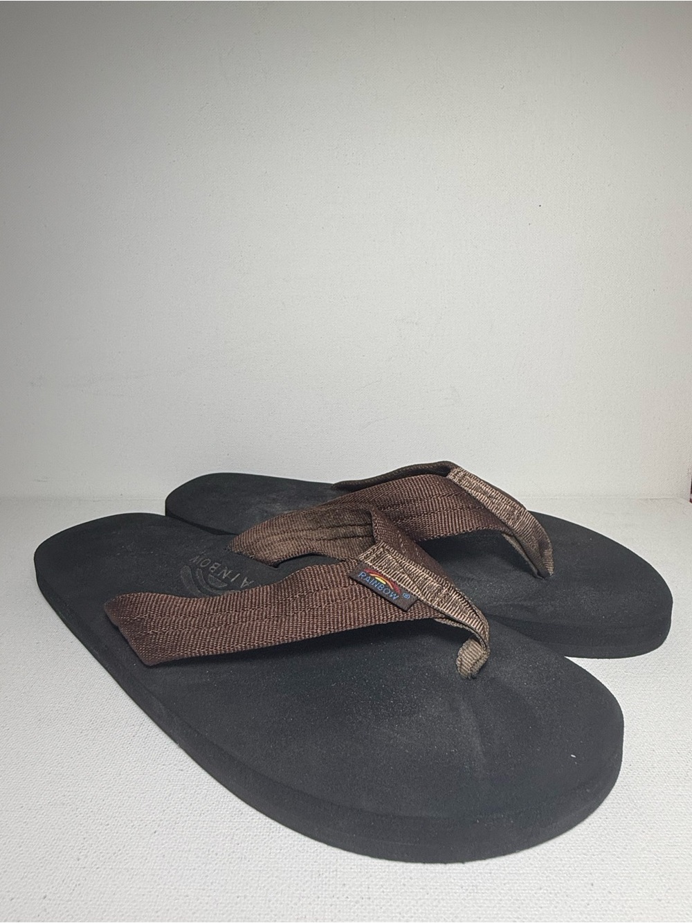 Rainbow Sandals Men's Cloud Sandals, Brown/Black, Men's M / 8.5-9.5